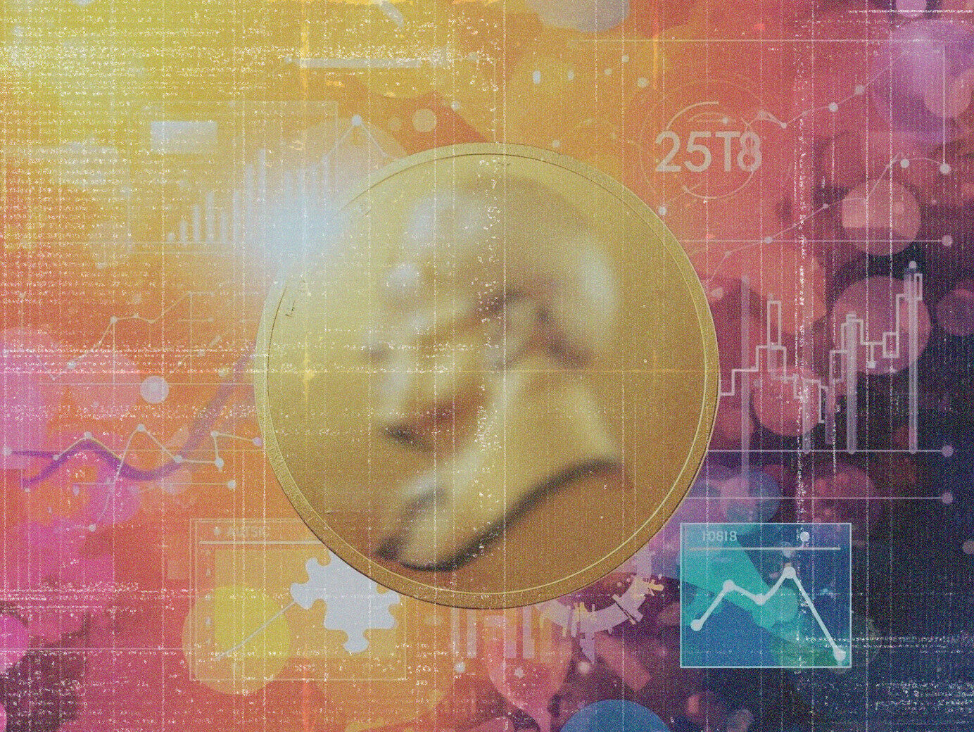 stylized image representing analytics